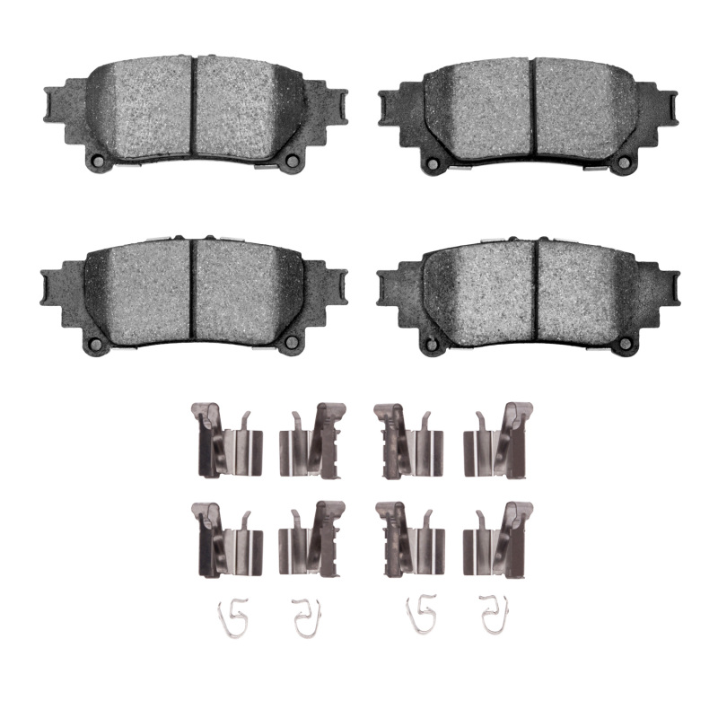 Lexus RX450h Brake Pads - Rear - R1 Concepts - R1 Ceramic Pads & Hardware Kit - `10-`20